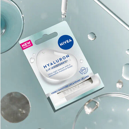 Balsam de buze Hyaluron Moisture, 5.2g, Nivea 613889