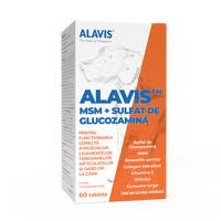 MSM + Sulfat de glucozamina pentru caini, 60 tablete, Alavis