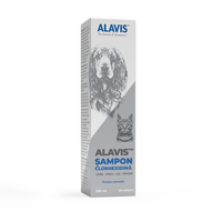 Sampon cu clorhexidina pentru caini, pisici, cai si dihori, 250 ml, Alavis