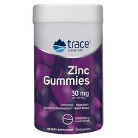 Zinc cu aroma de soc 30 mg, 60 tablete gumate, Trace Minerals