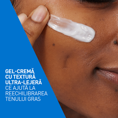 Gel crema cu efect hidratant pentru ten mixt si gras Oil Control, 52 ml, Cerave 614713