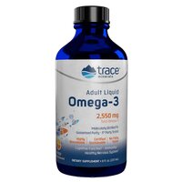 Omega 3 lichid cu aroma de portocala, 2550 mg, 237 ml, Trace Minerals