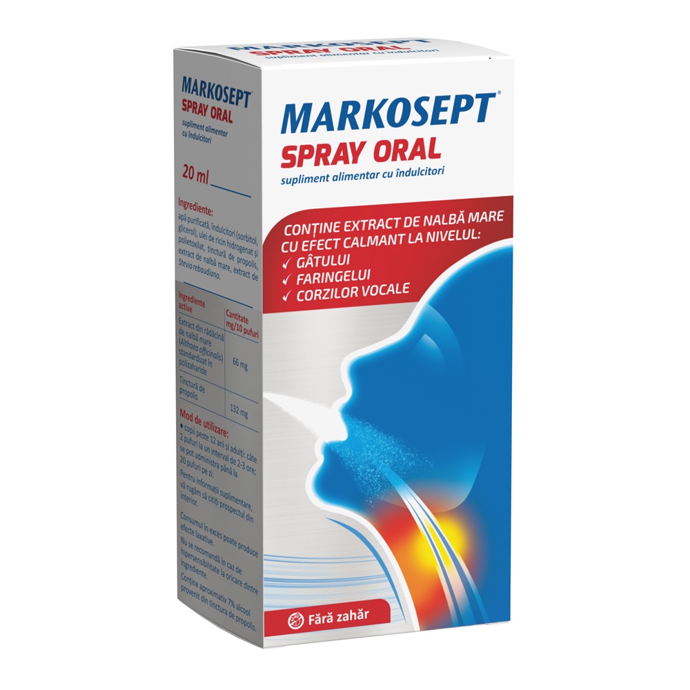 Spray oral Markosept, 20 ml, Fiterman