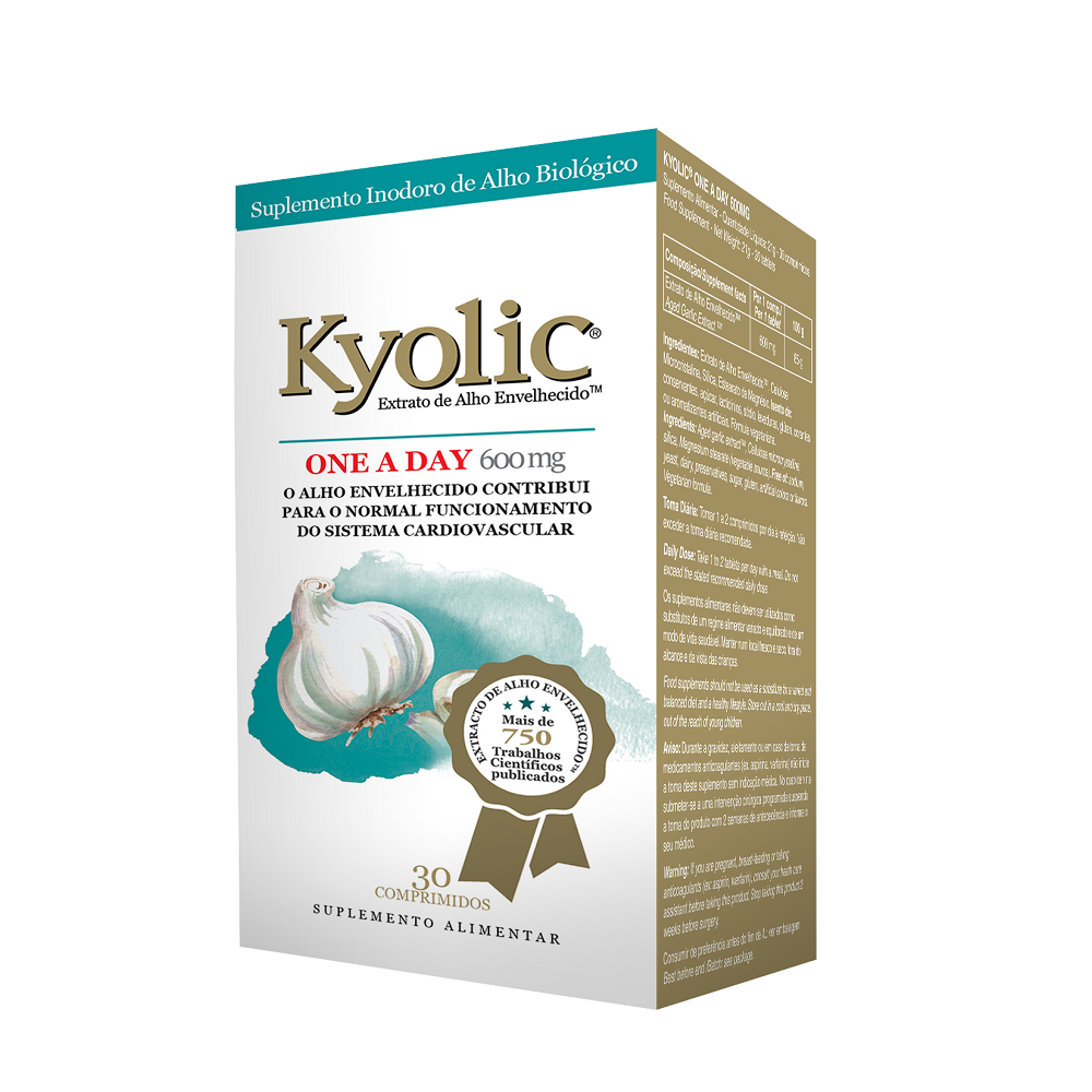 Kyolic One A DAY 600 mg, 30 comprimate, Kyolic 