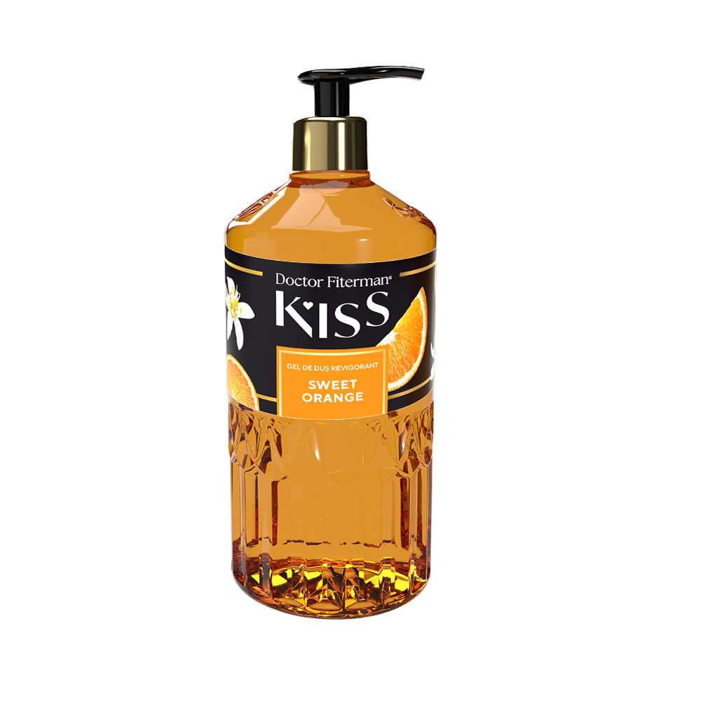 Gel de dus revigorant Sweet Orange Kiss, 750 ml, Doctor Fiterman