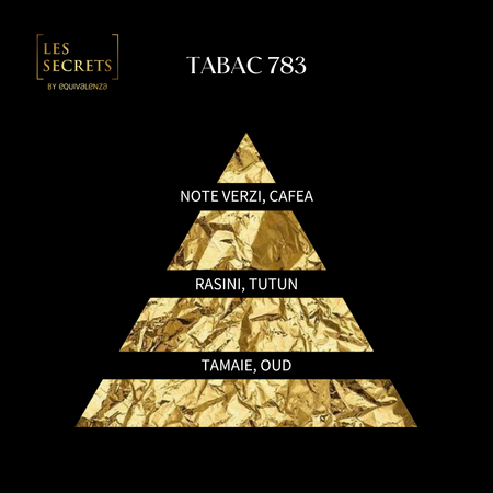 Apa de parfum unisex Tabac 783 Les Secrets, 50 ml, Equivalenza 615116