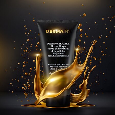 Crema pentru corp anticelulita Renovase Cell Gold, 200 ml, Dermainn 615213