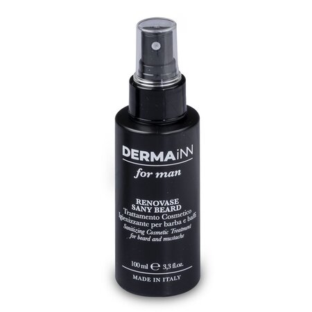 Spray de igienizare pentru barba si mustata Renovase Beard Sany, 100 ml, Dermainn 615256