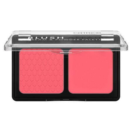 Paleta de fard de obraz crema si pudra 010 Stunning Strawberry Blush Affair, 6 g, Catrice 615558