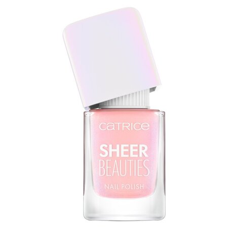 Lac pentru unghii 090 Bubblegum Bliss Sheer Beauties, 10.5 ml, Catrice 615575