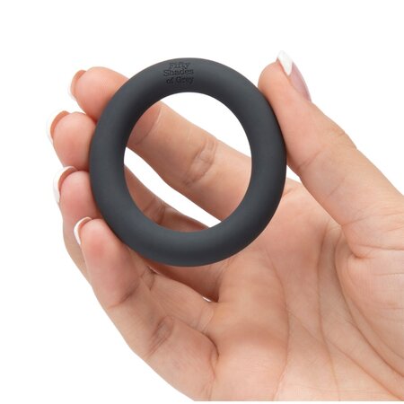 Inel pentru penis din silicon A Perfect O, 1 bucata, Fifty Shades Of Grey 616346