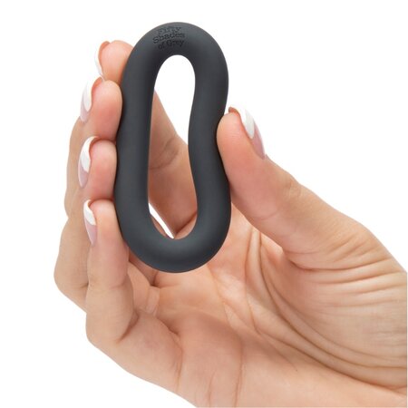 Inel pentru penis din silicon A Perfect O, 1 bucata, Fifty Shades Of Grey 616345
