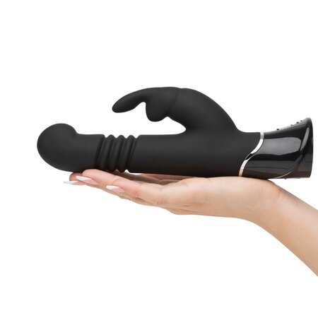 Vibrator negru Greedy Girl Rabbit, 1 bucata, Fifty Shades Of Grey 616360