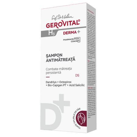 Sampon antimatreata DS H3 Derma+, 200 ml, Gerovital 735072