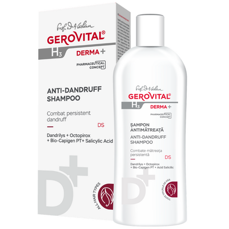 Sampon antimatreata DS H3 Derma+, 200 ml, Gerovital 735076