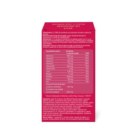 Scut de imunitate, pentru o viata sanatoasa Aslavital, 30 capsule moi, Zentiva 617209