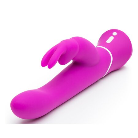 Vibrator curbat mov Happy Rabbit, 1 bucata, Wow Tech 616478