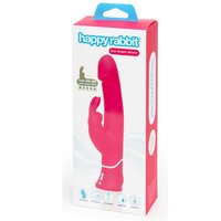 Vibrator Roz Realistic Dual Density Happy Rabbit, 1 bucata, Wow Tech