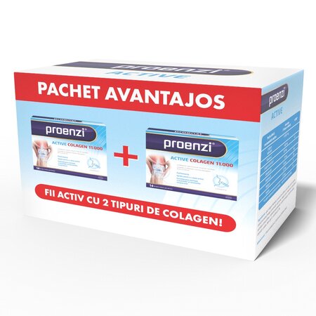 Proenzi Active Colagen, 11.000, 14 + 14 flacoane unidoza, Walmark 700431