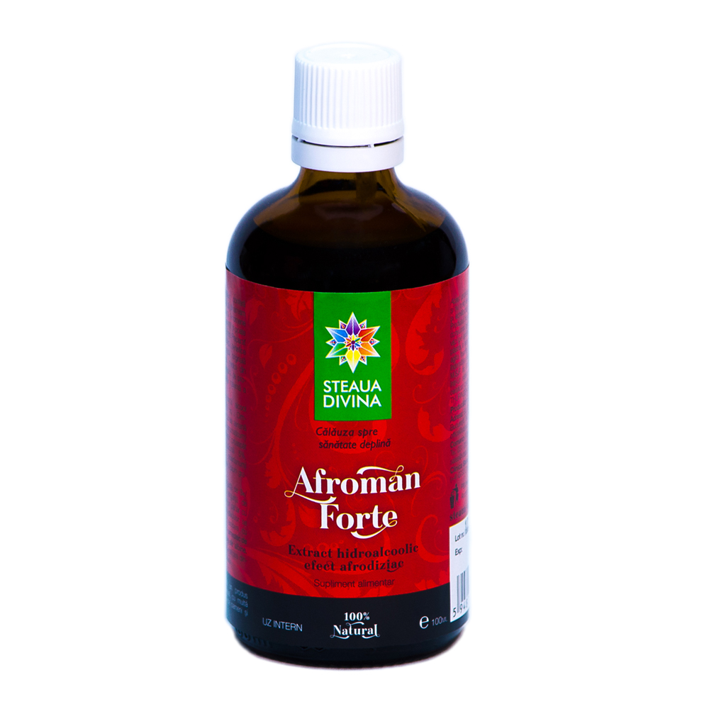 Ulei de masaj Afroman forte, 100 ml, Steaua Divina