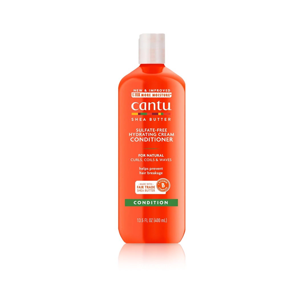 Balsam crema cu unt de shea pentru hidratarea parului For Natural, 400 ml, Cantu