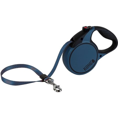 Lesa retractabila albastra Terrain, S, 1 bucata, Kong Retractable 616682