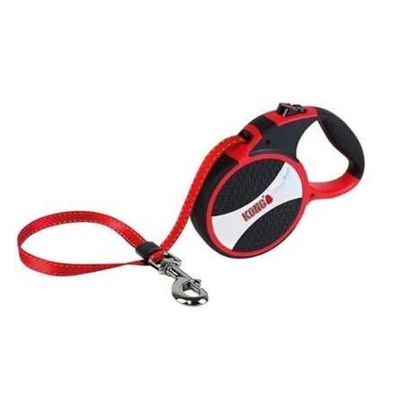 Lesa retractabila rosie Explore, L, 1 bucata, Kong Retractable 616705