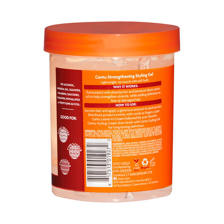 Gel de par pentru styling si fixare Style, 524 g, Cantu 616709