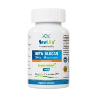 Beta Glucan, 250 mg, 60 capsule vegetale, NewLife+