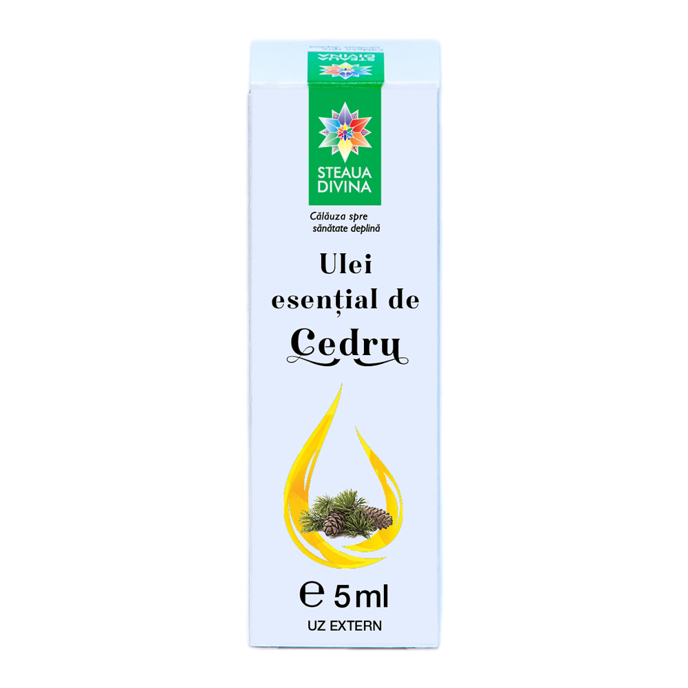 Ulei esential de Cedru, 5 ml, Steaua Divina