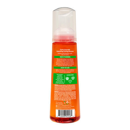 Spuma de par pentru styling cu ulei de avocado Curls, Coils & Waves, 248 ml, Cantu 616819