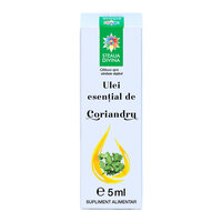 Ulei esential de Coriandru, 5 ml, Steaua Divina