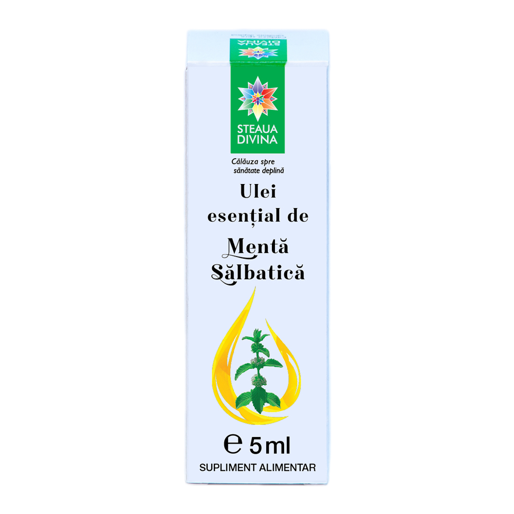 Ulei esential de Menta-salbatica, 5 ml, Steaua Divina