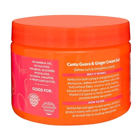 Crema tip gel pentru definirea si stilizarea buclelor cu extract de guava, 340 g, Cantu 616849