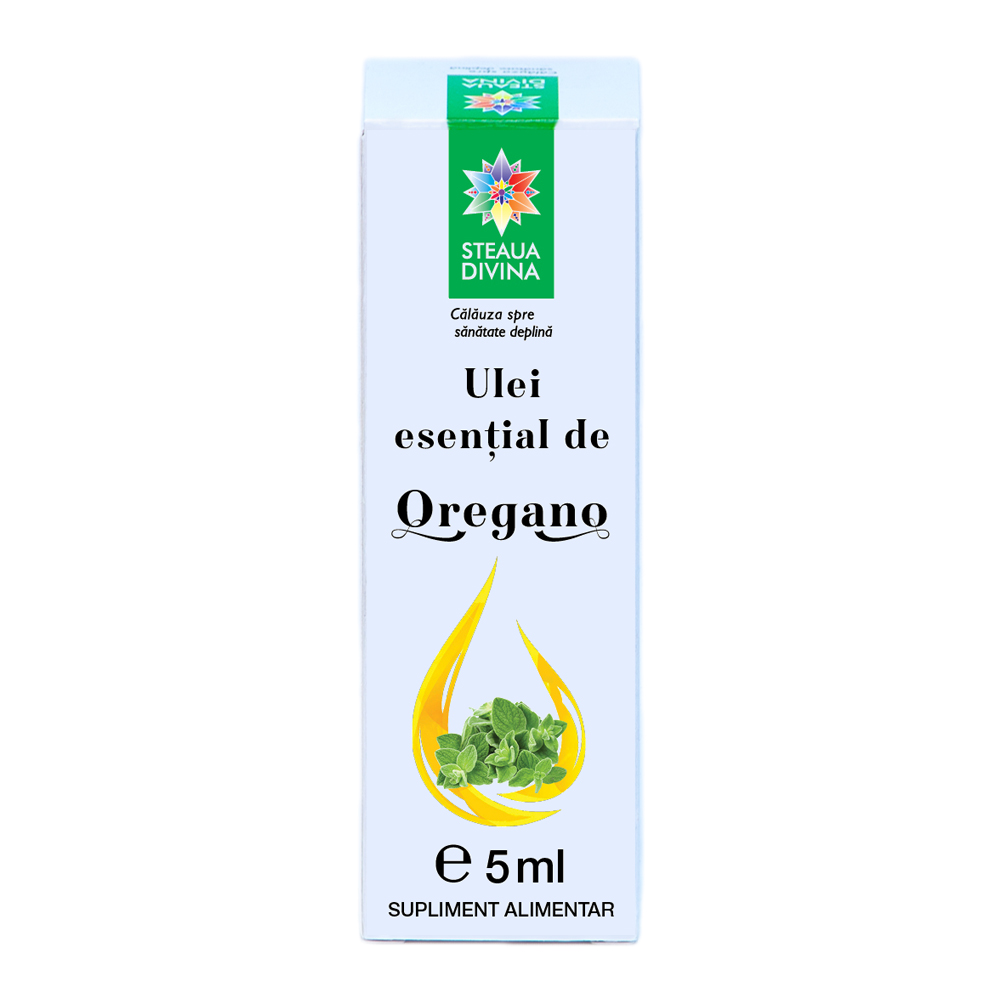 Ulei esential de Oregano, 5 ml, Steaua Divina