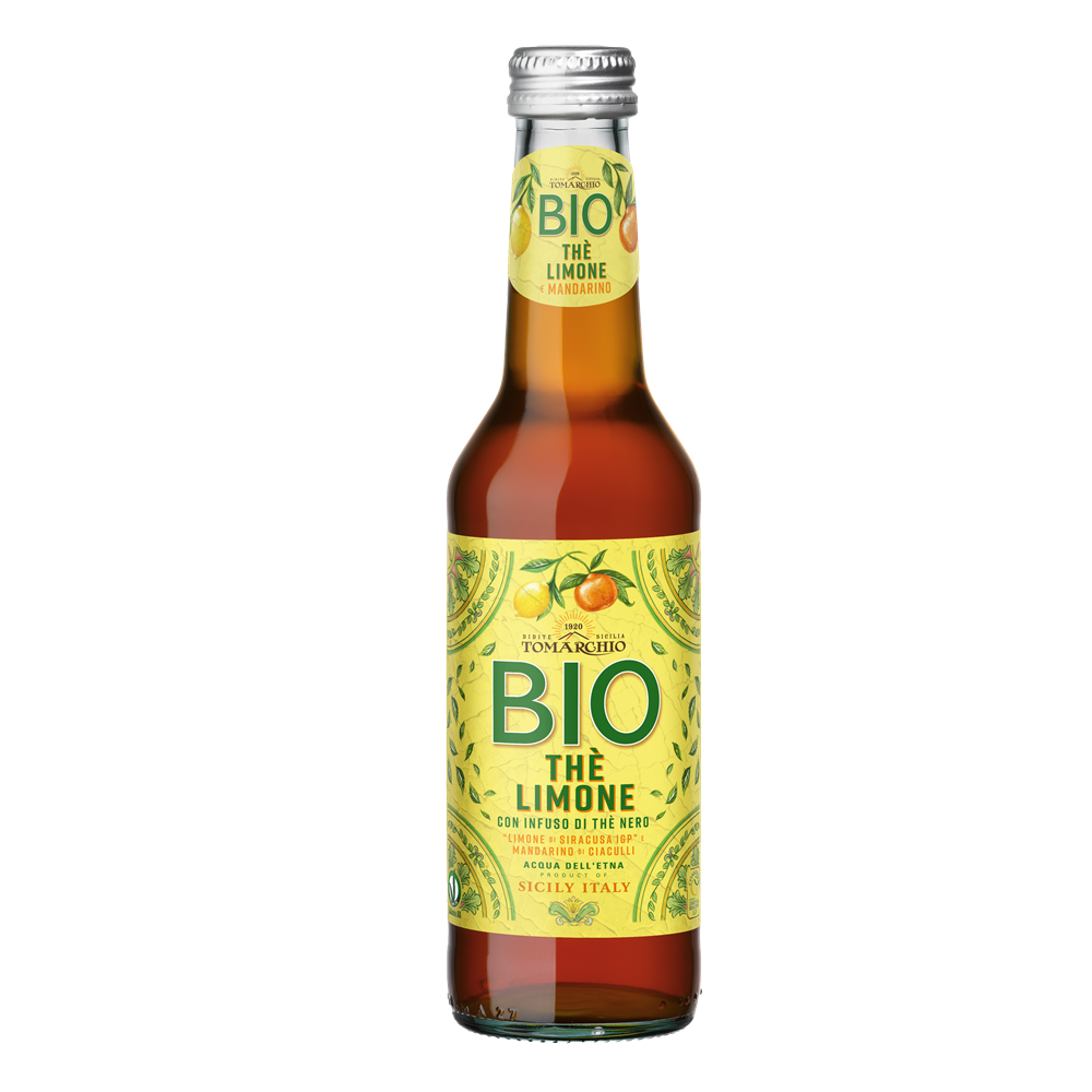 Ceai bio cu lamaie si mandarine, 275 ml, Tomarchio