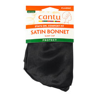 Boneta neagra din satin pentru protejarea parului Protect, 1 bucata, Cantu