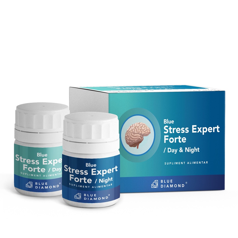 Blue Stress Expert Forte Day & Night, 2x30 capsule, Blue Diamond