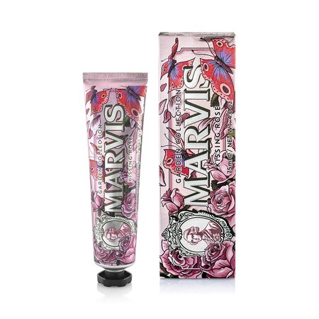 Pasta de dinti cu aroma de trandafir Kissing Rose, 75 ml, Marvis 616999