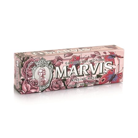 Pasta de dinti cu aroma de trandafir Kissing Rose, 75 ml, Marvis 617001