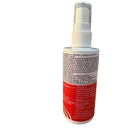 Ulei de magneziu + Capsaicin (extract de ardei chili), 100 ml, Osimagnesium 617005