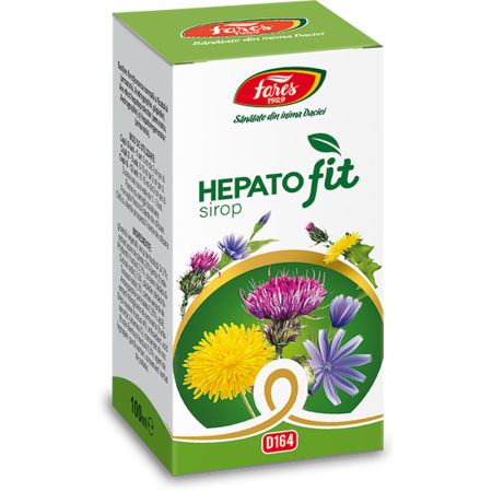 Sirop cu fructoza Hepatofit, 100 ml, Fares