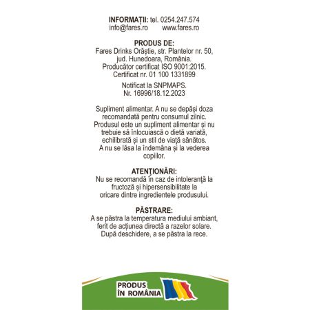 Sirop cu fructoza Hepatofit, 100 ml, Fares 703045