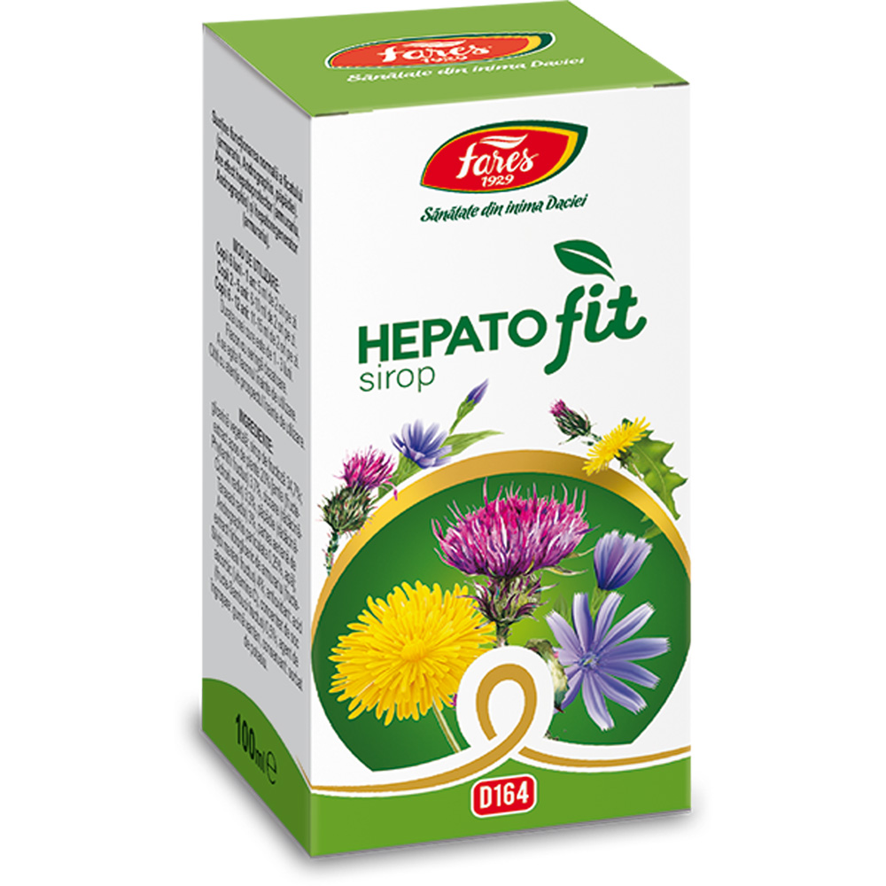 Sirop cu fructoza Hepatofit, 100 ml, Fares