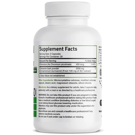 Scortisoara plus crom, 2000 mg, 60 capsule, Bronson 617153