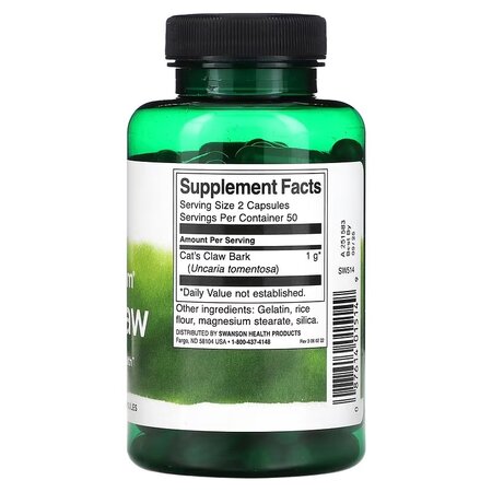 Cat's Claw, 100 capsule, Swanson 617292