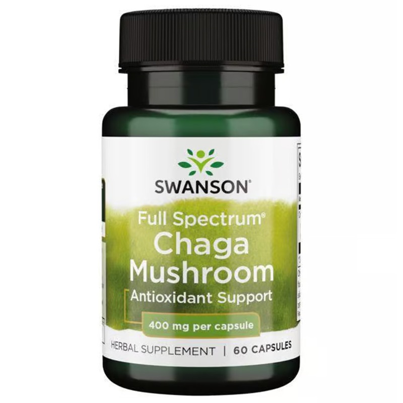 Chaga Mushroom, 60 capsule, Swanson