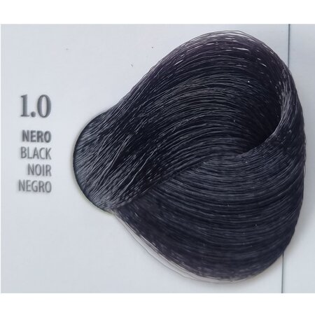 Vopsea permanenta rapida 10 minute 1.0 Black, 100 ml, Xhensil 617324
