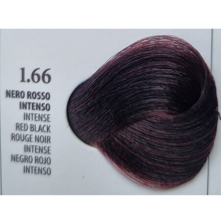 Vopsea permanenta rapida 10 minute 1.66 Intense Red Black, 100 ml, Xhensil 617327