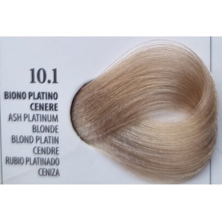 Vopsea permanenta rapida 10 minute 10.1 Ash Platinum Blonde, 100 ml, Xhensil 617341